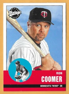 RON COOMER MINNESOTA TWINS #133 - UPPER DECK VINTAGE NM-MT 2001 - Picture 1 of 2