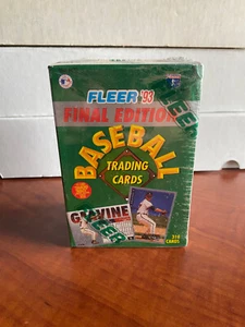 1993 Fleer Final Edition Baseball Trading Cards (New Factory Sealed) - Picture 1 of 3
