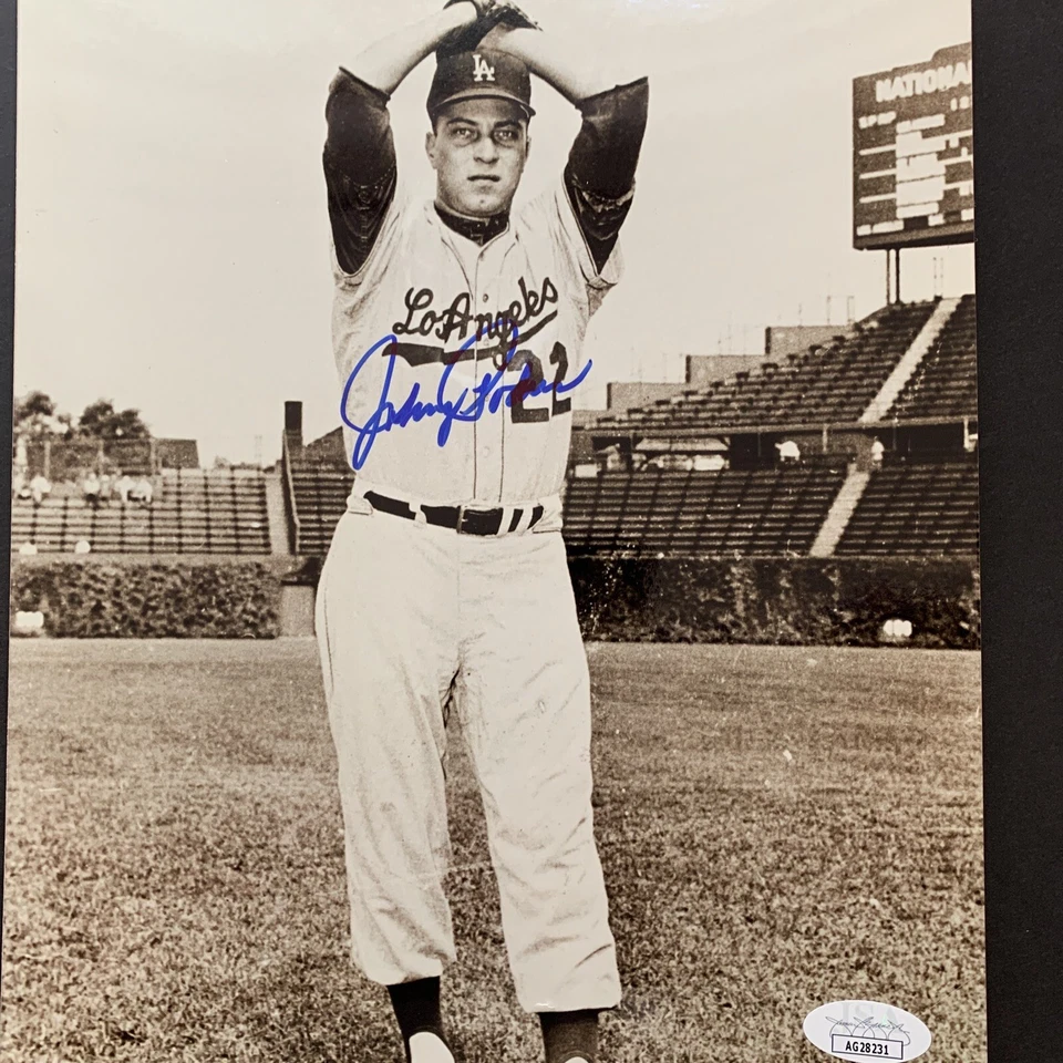 Johnny Podres (d.2008) Brooklyn LA Dodgers Autographed Signed 8x10 Photo JSA COA - Image 1 of 4