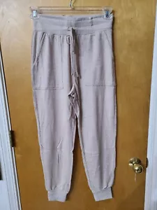 L*SPACE Sleepin' In Lounge Pant, Oatmeal, Soft, Small, Tie Waist, Pockets, NWT - Picture 1 of 5