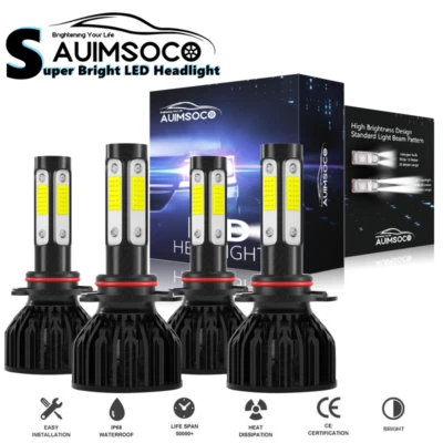 Para 2003 2004 2005 2006 2007 Honda Accord faros LED bombillas de luz alta baja 4 un. Foto 1 de 4