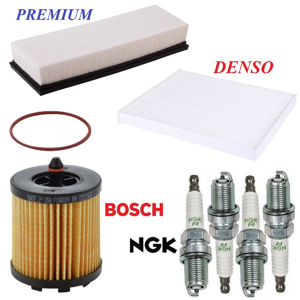 Tune Up Kit Filters Spark Plugs For CHEVROLET HHR L4 2.2L & 2.4L 2006-2011 - Image 1 of 1
