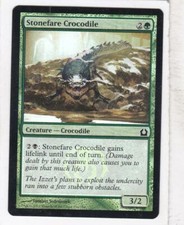 MTG: Return to Ravnica: Foil: Stonefare Crocodile