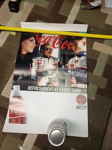 Refreshing the Family Display 1998 Earnhardts Coca-Cola Racing Family  18" x 28" - Picture 1 of 13