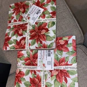 Songbird Christmas Maywood Studios Quilt Kit Fabric Lot Of 2 Sets 10” Each - Picture 1 of 7
