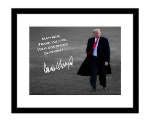 Donald Trump 8x10 Signed photo Customized to your name autographed president - Picture 1 of 6