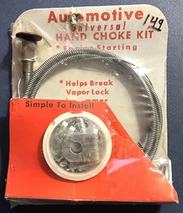 Kit de estrangulador manual carburador universal vintage NOS - Imagen 1 de 2