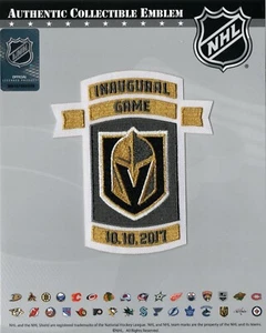 Vegas Golden Knights 10.10.2017 Juego Inaugural Parche Oficial 1er Juego en Casa Ever - Imagen 1 de 2