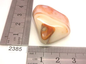Agate Bahia 13g pierre roulee mineraux lithotherapie reiki collection déco - Picture 1 of 2