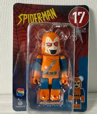 BE@RBRICK Bearbrick100% HappyKUJI MARVEL『SPIDER-MAN』Hobgoblin - Image 1 of 4