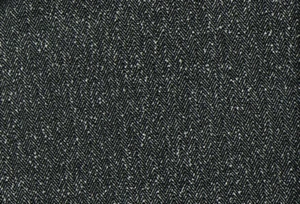 Black and White Herringbone Woven Suiting Fabric 4 Yards - Picture 1 of 1