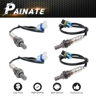 4PCS Oxygen O2 Sensor Pack For Chevy Silverado 2003-2007 GMC Sierra 2500HD 6.0L Foto 1 de 4
