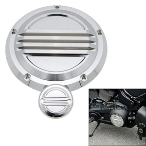 CUBIERTA DE TEMPORIZADOR DERBY CROMADA PARA HARLEY FLHTCUL FLHTKL TOURING TRIKE 2016-UP - Imagen 1 de 10