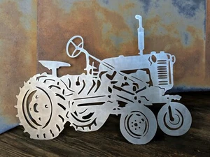 Farmall International Cub Traktor Metall Wandkunst hängend Wohndeko - Bild 1 von 2