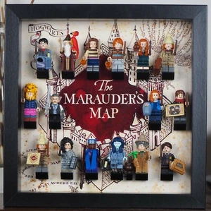 RIBBA SANNAHED Display case/ frame to display Lego Harry Potter Series 2 -71028 - Picture 1 of 8