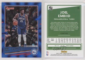 2020-21 Panini Donruss Blue Laser /49 Joel Embiid #71