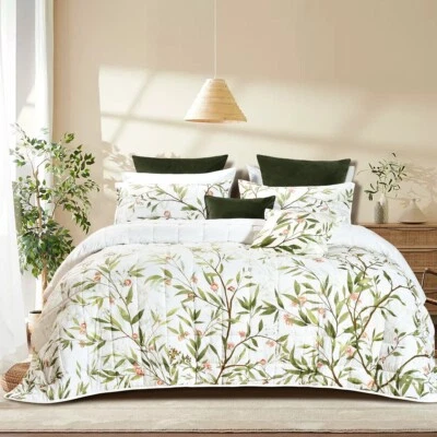 Bianca Corymbia Coverlet Set White - Image 1 of 4