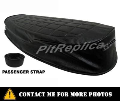 NO TARRIF- CB200 CB200K0 CB200T 1974 1975 1976 SEAT COVER W/ RUBBER TRIM [HAVCS] - Bild 1 von 4