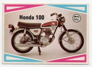 1974 Scanlens Choppers & Hot Bikes (11) Honda 100 - Imagen 1 de 2