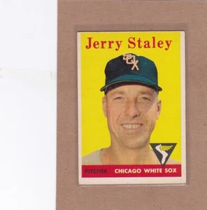 1958 TOPPS BASEBALL JERRY STALEY #412 WEISS SOX VGEX/EX * A22377 - Bild 1 von 1