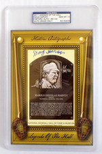 Doug Harvey Signed Auto 💎PSA 2011 Legends Of The Hall Historic #'d GEM MT 10
