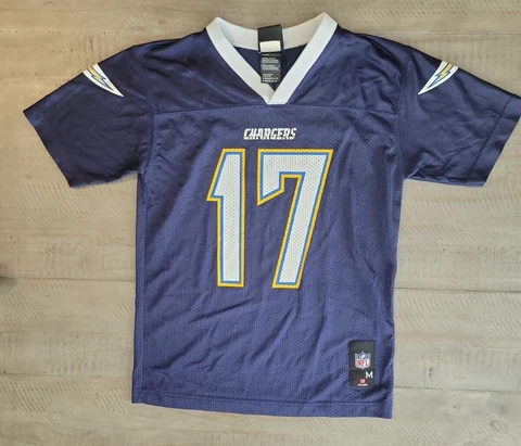 San Diego Chargers Philip Rivers #17 NFL Youth Football Jersey, Size Medium Cover