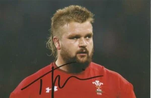 WALES, OSPREYS & EXETER RUGBY UNION: TOMAS FRANCIS SIGNED 6x4 ACTION PHOTO+COA - Picture 1 of 1