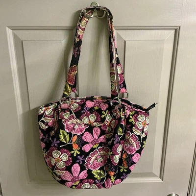 Bolso de Hombro Vera Bradley Glenna Rosa Pirueta Foto 1 de 4