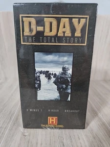 D-Day The Total Story (3 VHS Box Set, 1999) World War II *Brand New Sealed* - Imagen 1 de 5