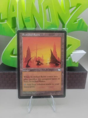 MTG Scorched Ruins - Weatherlight #166 - MP - Image 1 of 2