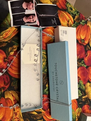 Touchstone Crystal by Swarovski Spiked Lariat BNIB Wear it many ways! - Image 1 of 4