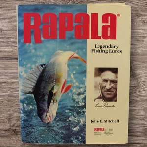 Rapala Legendary Fishing Lures by John Mitchell History 2005 Hardcover Book - Picture 1 of 11