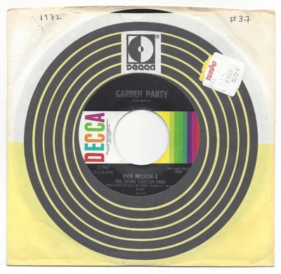 RICK NELSON & THE STONE CANYON BAND, "GARDEN PARTY" - Image 1 of 3