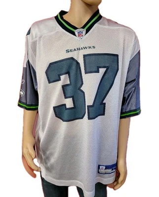 Camiseta deportiva de fútbol americano Reebok Super Bowl Alexander #37 Seattle Seahawks NFL XL L #WM1  Foto 1 de 4
