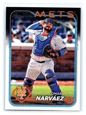 2024 Topps Update #US173 Omar Narváez New York Mets - Image 1 of 2