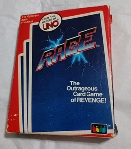 Vintage Rage Card Game 1980s By Uno Decks Are Sealed (ZZ) - Picture 1 of 3