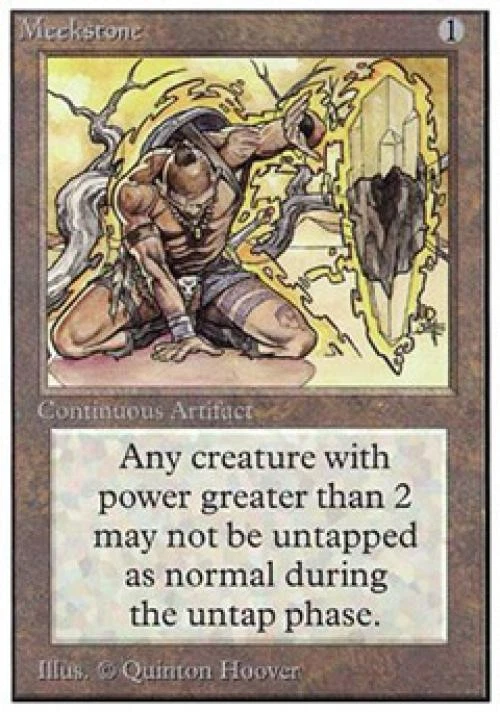 MTG English Meekstone Medium Play Normal Unlimited - Image 1 of 1