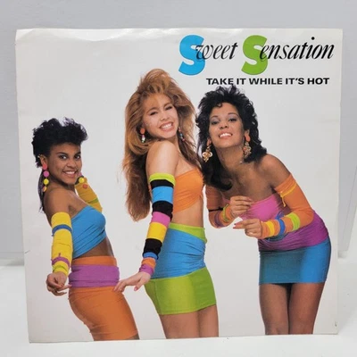 Sweet Sensation Take It While It's + Pic Sleeve 7" 45rpm M- Vinyl 80's Record 45 Foto 1 de 4