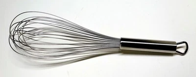 Batidor WMF de 15 pulgadas de acero inoxidable • Batidor de globo de metal grande Foto 1 de 3