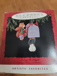 Hallmark Keepsake Ornament MAKING IT BRIGHT Artists' Favorite Dill Rhodus - 1994 - Picture 1 of 9