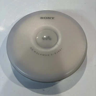 Reproductor de CD portátil Sony Walkman D-EJ001 blanco protección G. CD funciona, pantalla defectuosa Foto 1 de 4