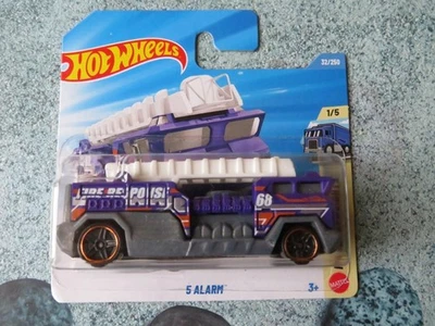 Hot Wheels H6B 032 5 ALARM mauve Fire Engine 2026 032/250 CaseB - Image 1 of 2