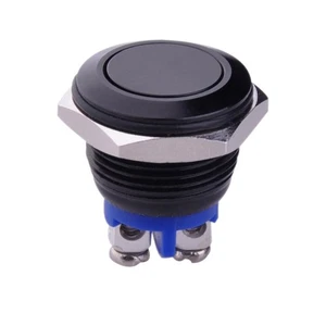 Black Push Button Switch for Automotive Rvs Boats Easy Install - Picture 1 of 5