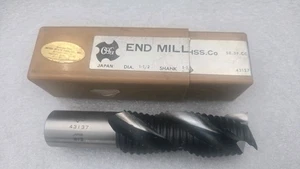 Fresadora de extremo único OSG 1-1/2" HSS # 613. 6.5" JAPÓN - Imagen 1 de 9