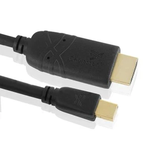 Mini DisplayPort vers HDMI câble Thuderbolt pour Mac Apple, TV Audio HDCP Noir - Imagen 1 de 11