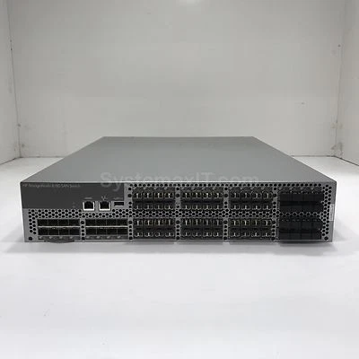 HP 8/80 Base (64) Full Fabric Ports Enabled SAN Switch AM871A w/ 64x HP 8Gb SFP+ - Image 1 of 4