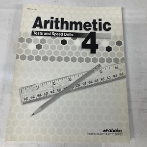 Abeka 4th Grade Arithmetic Tests And Speed Drill Teacher Key - Picture 1 of 8