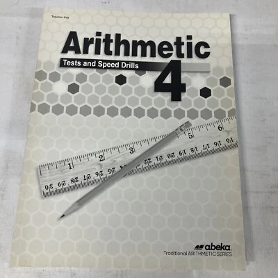 Abeka 4th Grade Arithmetic Tests And Speed Drill Teacher Key - Image 1 of 4