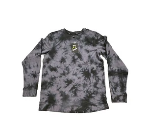 Boys' Tie-Dye Crew Neck Sweatshirt - art class Dark Gray/Black XL (16) - Picture 1 of 2