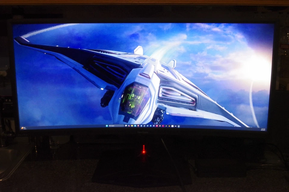 ViewSonic XG350R-C-S 35" 21:9 Curved Gaming LCD Monitor 3440x1440 100 Hz - Image 1 of 4